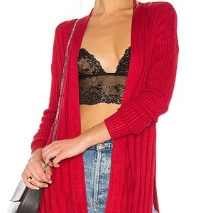 Lovers + Friends Red Cardigan